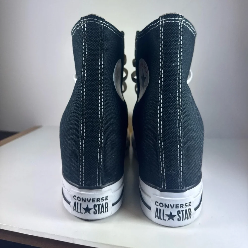 Converse Chuck Taylor All Star Wedge Platform Sneakers Women’s Size 8.5 - Picture 4 of 12